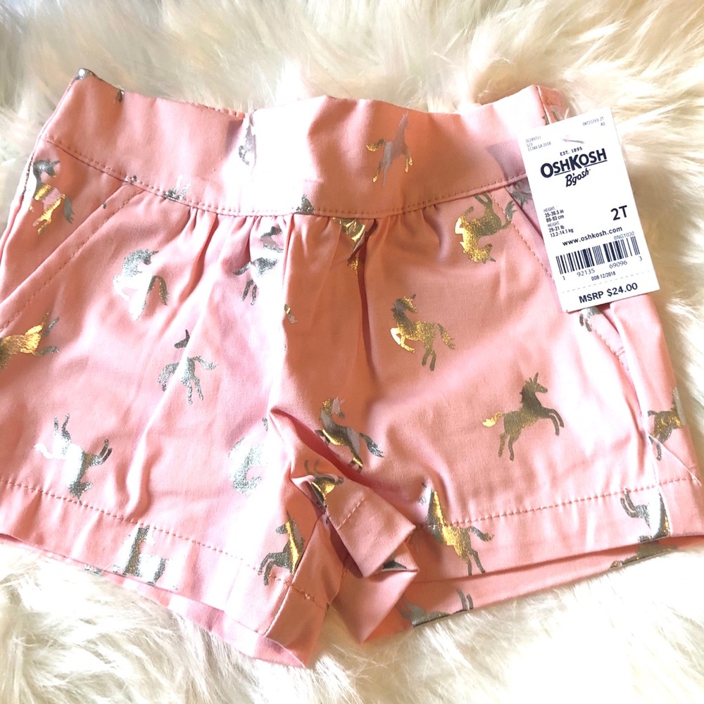 Girls Pink Oshkosh B’gosh Shorts Size 2T